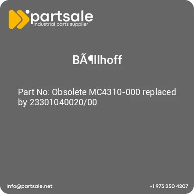 obsolete-mc4310-000-replaced-by-2330104002000