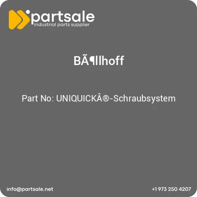 uniquicka-schraubsystem