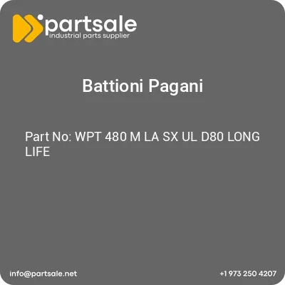 battioni-pagani-wpt-480-m-la-sx-ul-d80-long-life