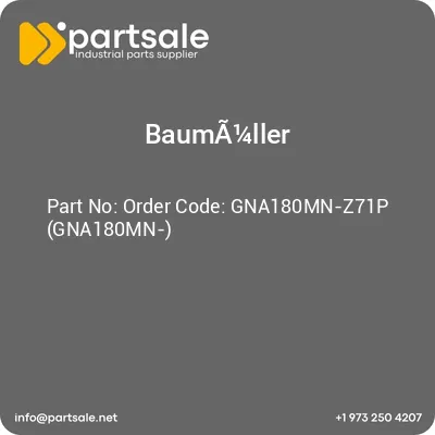 bauma14ller-order-code-gna180mn-z71p-gna180mn