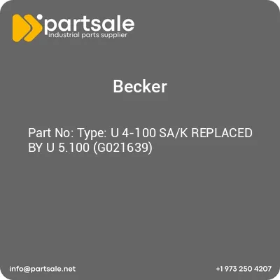 becker-type-u-4-100-sak-replaced-by-u-5100-g021639