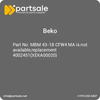 mbm-43-18-cfw4-ma-is-not-availablereplacement-4002451xeka00020