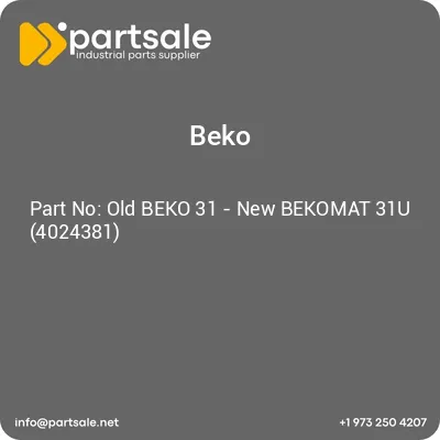 old-beko-31-new-bekomat-31u-4024381