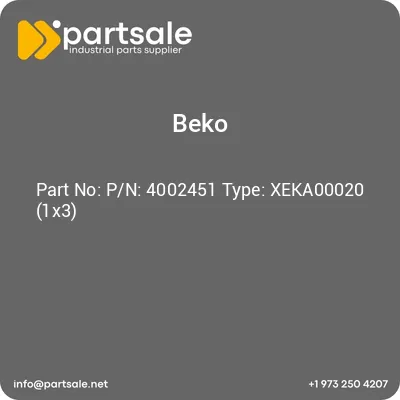 pn-4002451-type-xeka00020-1x3