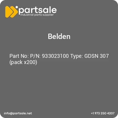 pn-933023100-type-gdsn-307-pack-x200