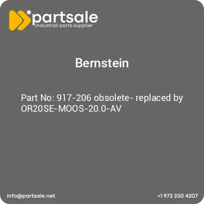 bernstein-917-206-obsolete-replaced-by-or20se-moos-200-av