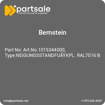 bernstein-artno1015344000-typeneigungsstandfuaykpl-ral7016-b