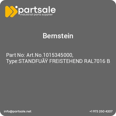 bernstein-artno1015345000-typestandfuay-freistehend-ral7016-b