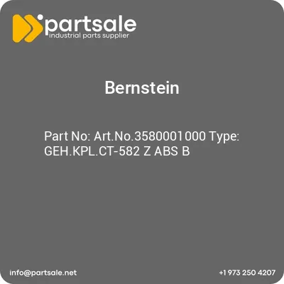 bernstein-artno3580001000-type-gehkplct-582-z-abs-b