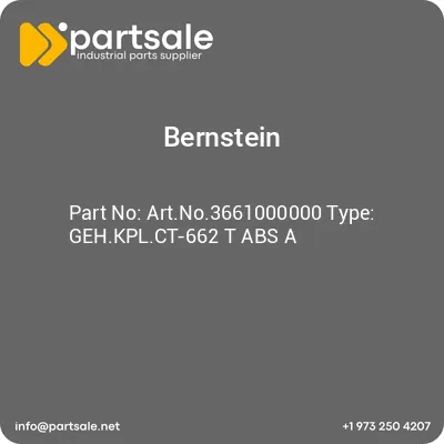 bernstein-artno3661000000-type-gehkplct-662-t-abs-a