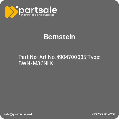 bernstein-artno4904700035-type-bwn-m36ni-k