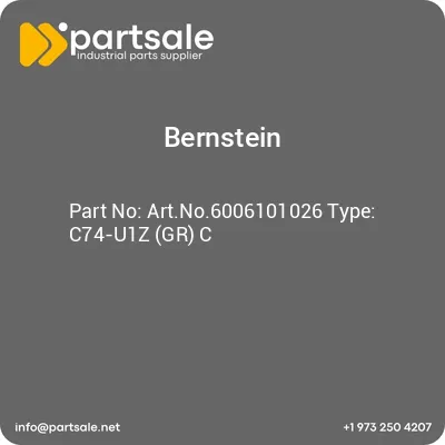 bernstein-artno6006101026-type-c74-u1z-gr-c