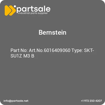 bernstein-artno6016409060-type-skt-su1z-m3-b