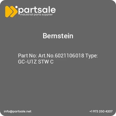 bernstein-artno6021106018-type-gc-u1z-stw-c