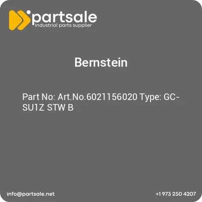 bernstein-artno6021156020-type-gc-su1z-stw-b