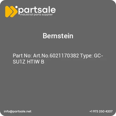 bernstein-artno6021170382-type-gc-su1z-htiw-b
