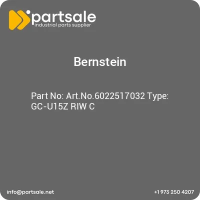 bernstein-artno6022517032-type-gc-u15z-riw-c
