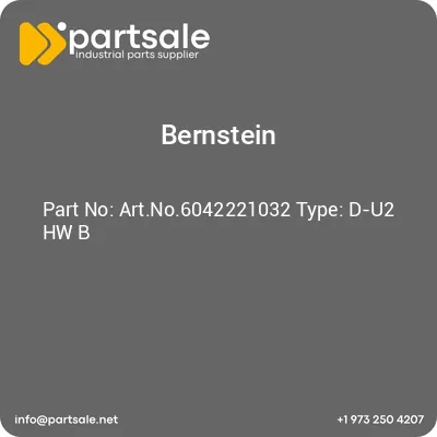 bernstein-artno6042221032-type-d-u2-hw-b