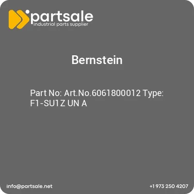 bernstein-artno6061800012-type-f1-su1z-un-a