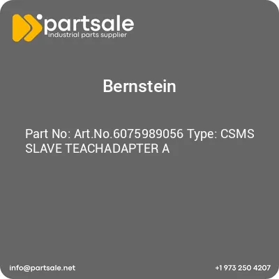 bernstein-artno6075989056-type-csms-slave-teachadapter-a