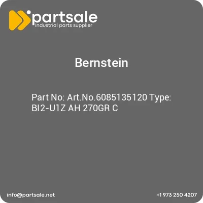 bernstein-artno6085135120-type-bi2-u1z-ah-270gr-c