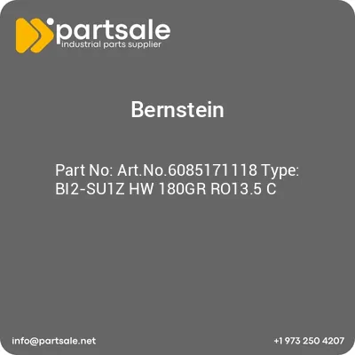 bernstein-artno6085171118-type-bi2-su1z-hw-180gr-ro135-c