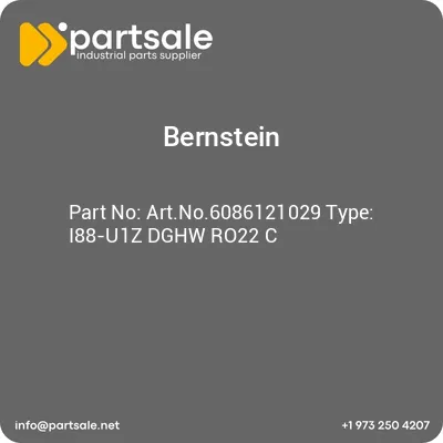 bernstein-artno6086121029-type-i88-u1z-dghw-ro22-c
