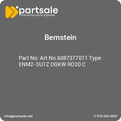bernstein-artno6087377011-type-enm2-su1z-dgkw-ro20-c