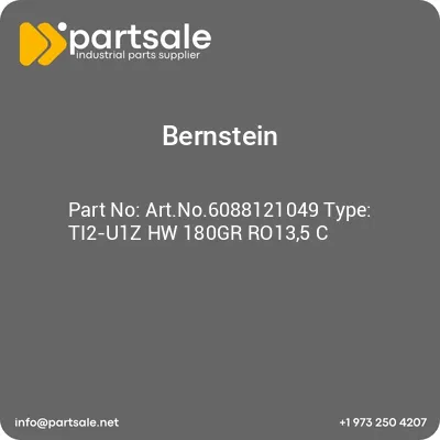 bernstein-artno6088121049-type-ti2-u1z-hw-180gr-ro135-c