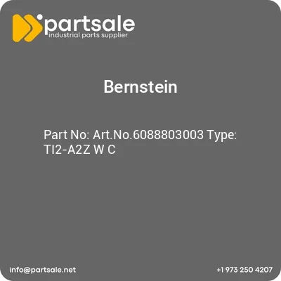 bernstein-artno6088803003-type-ti2-a2z-w-c