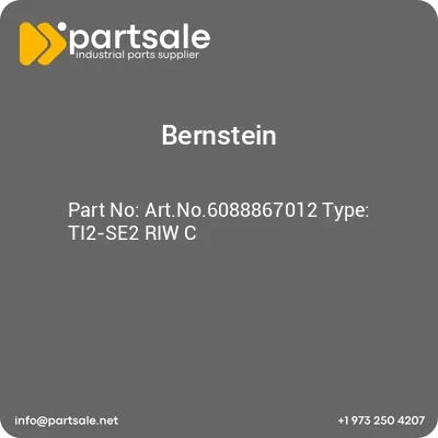 bernstein-artno6088867012-type-ti2-se2-riw-c