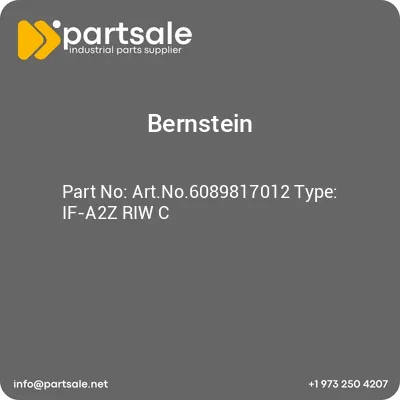 bernstein-artno6089817012-type-if-a2z-riw-c
