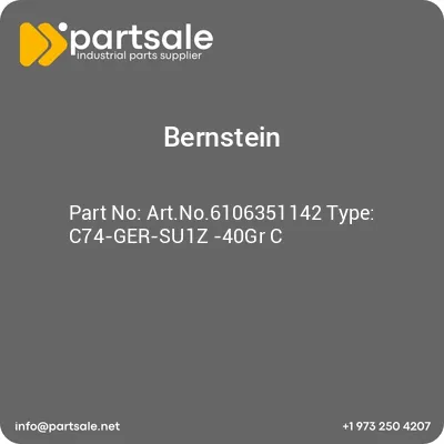 bernstein-artno6106351142-type-c74-ger-su1z-40gr-c