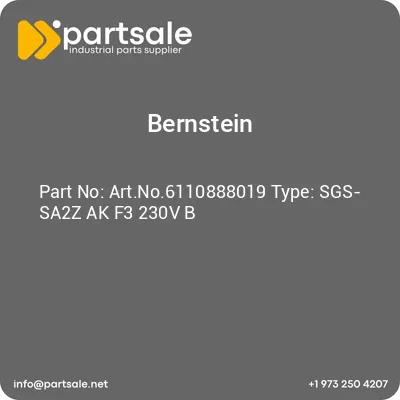 bernstein-artno6110888019-type-sgs-sa2z-ak-f3-230v-b