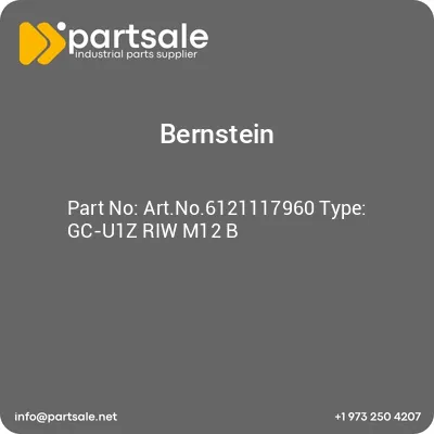 bernstein-artno6121117960-type-gc-u1z-riw-m12-b