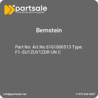 bernstein-artno6161000513-type-f1-su1zuv1zdr-un-c