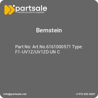 bernstein-artno6161000571-type-f1-uv1zuv1zd-un-c