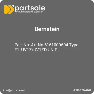 bernstein-artno6161000694-type-f1-uv1zuv1zd-un-p
