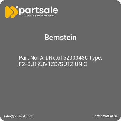 bernstein-artno6162000486-type-f2-su1zuv1zdsu1z-un-c