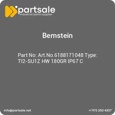 bernstein-artno6188171048-type-ti2-su1z-hw-180gr-ip67-c