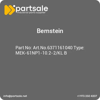 bernstein-artno6371161040-type-mek-61np1-102-2kl-b