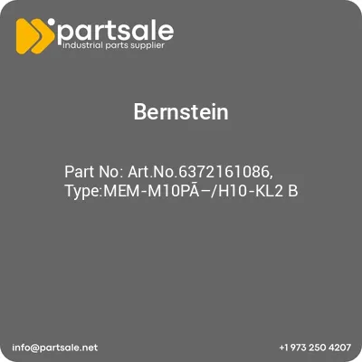 bernstein-artno6372161086-typemem-m10pah10-kl2-b