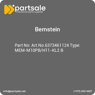 bernstein-artno6373461124-type-mem-m10pbh11-kl2-b