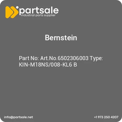 bernstein-artno6502306003-type-kin-m18ns008-kl6-b