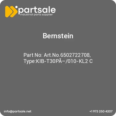 bernstein-artno6502722708-typekib-t30pa010-kl2-c