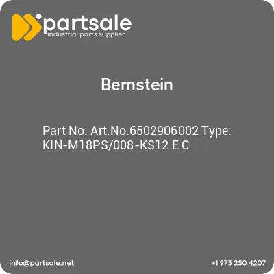 bernstein-artno6502906002-type-kin-m18ps008-ks12-e-c
