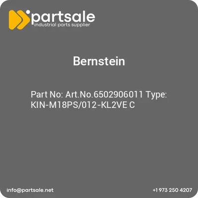 bernstein-artno6502906011-type-kin-m18ps012-kl2ve-c