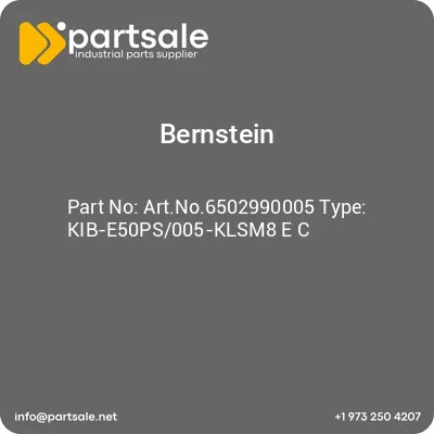 bernstein-artno6502990005-type-kib-e50ps005-klsm8-e-c