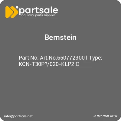 bernstein-artno6507723001-type-kcn-t30p020-klp2-c
