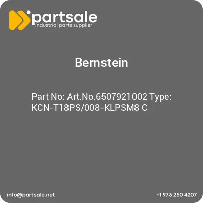 bernstein-artno6507921002-type-kcn-t18ps008-klpsm8-c